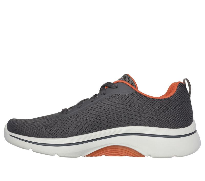 Skechers Go Walk Arch Fit 2.0 - Idyllic Sneaker for Mens (216516) in Charcoal/Orange, 9 to 13