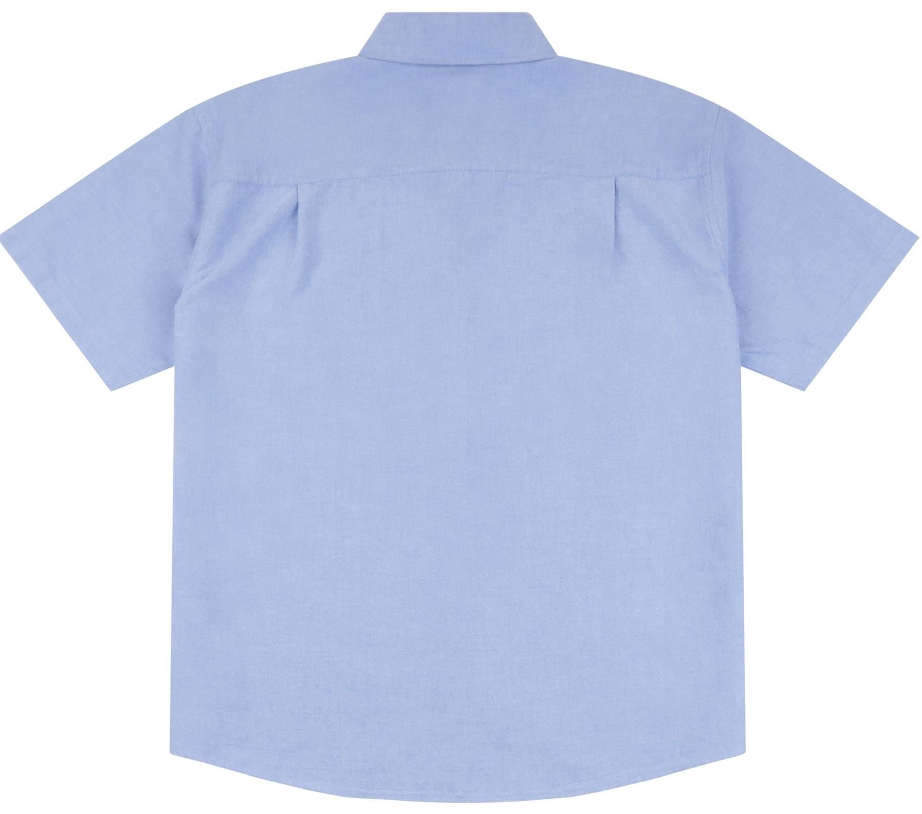 US Polo Plus Size Oxford Short Sleeve Shirt in Blue Yonder, 3XL