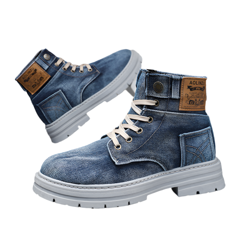 High-top Board Shoe Denim Casual