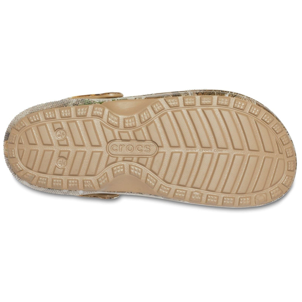 Crocs Unisex's Adult Classic Lined Realtree Edge Clog in Chocolate 6 to 12