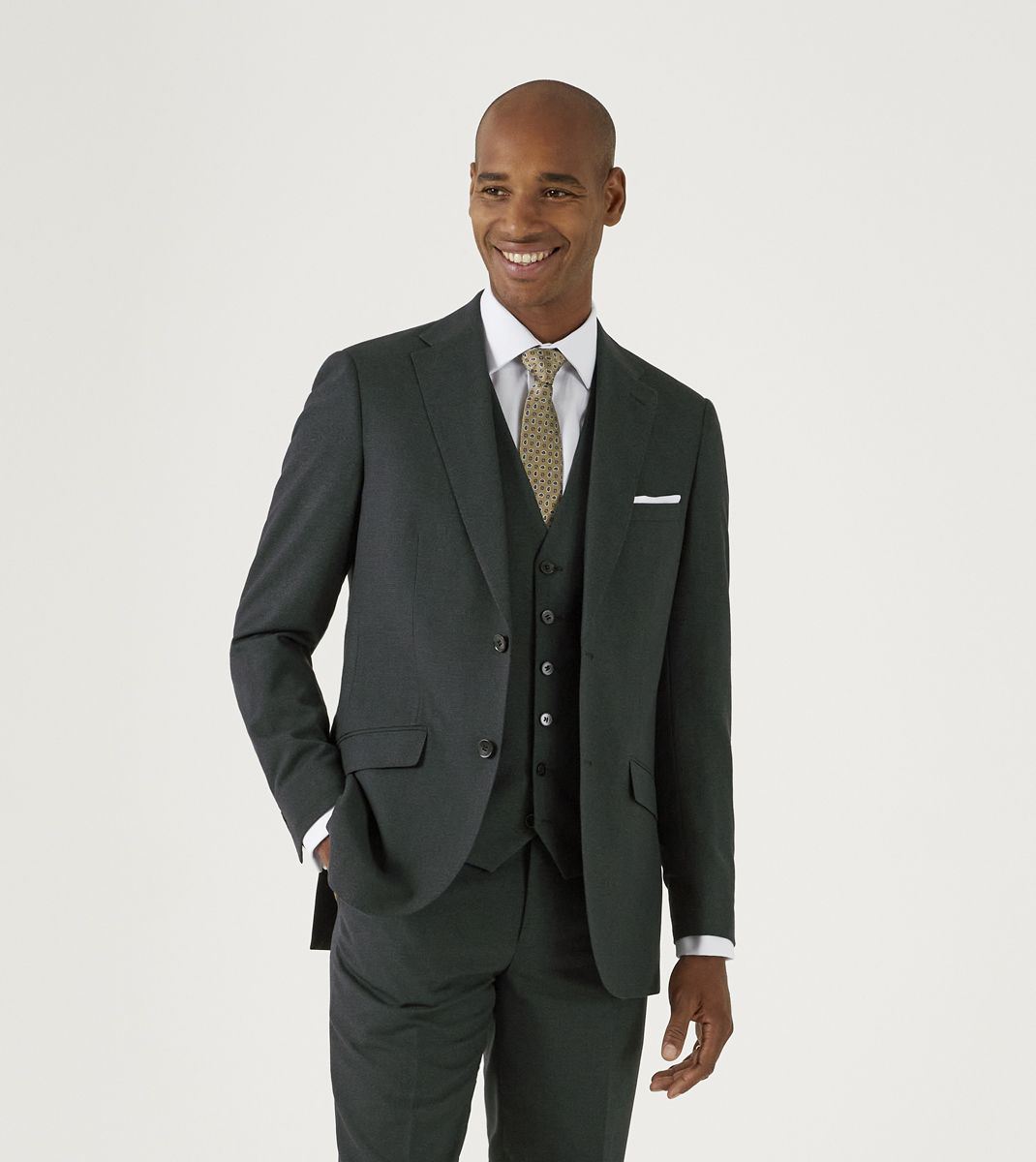 Skopes Harcourt Slim Suit Jacket For Men's in Green, 34S to 52L