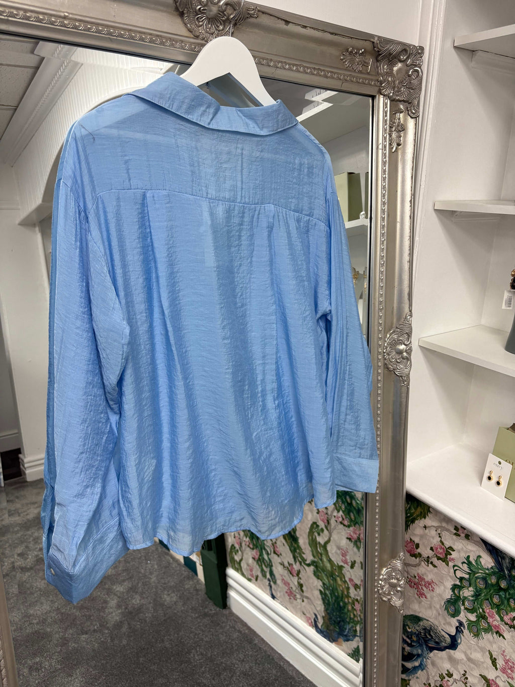 Luxtyle Women’s Rayon Shirt | Lightweight Button Down | One Size 8–18 | 5 Colours