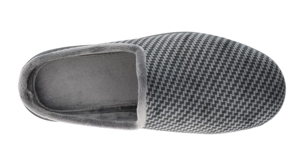 DB Shoes Men's 6V Fit Slip-On Stylish Mule in Grey, Sizes 6 to 12
