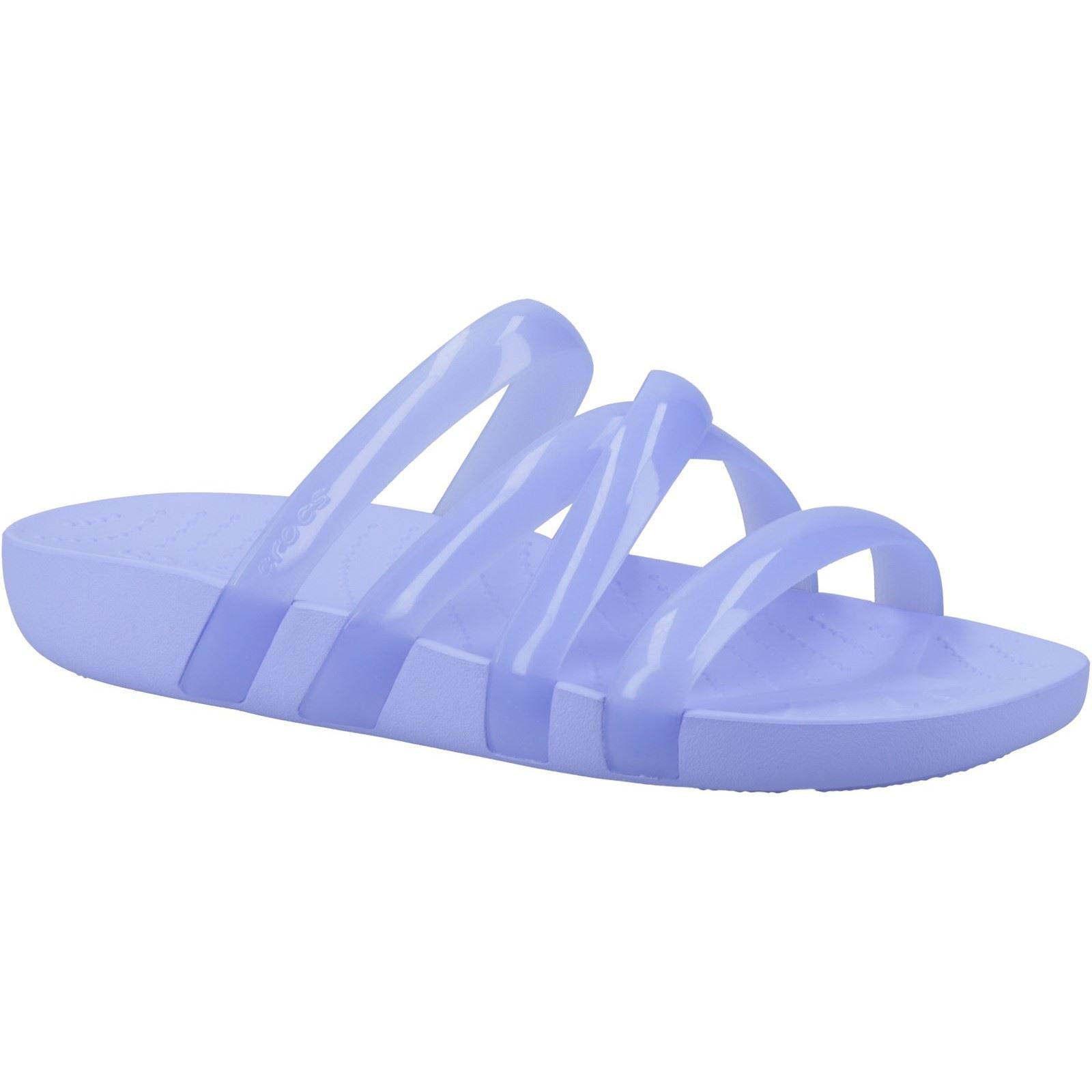 Crocs Women's Splash Strappy Sandal in Moon Jelly 4 to 8