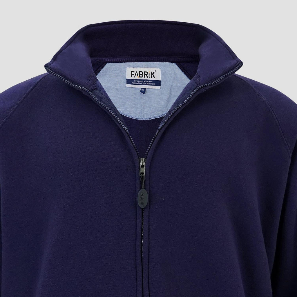 Fabrik Fleece Zip Sweat Top For Men (2409) in 2 Colours, 2XL-8XL