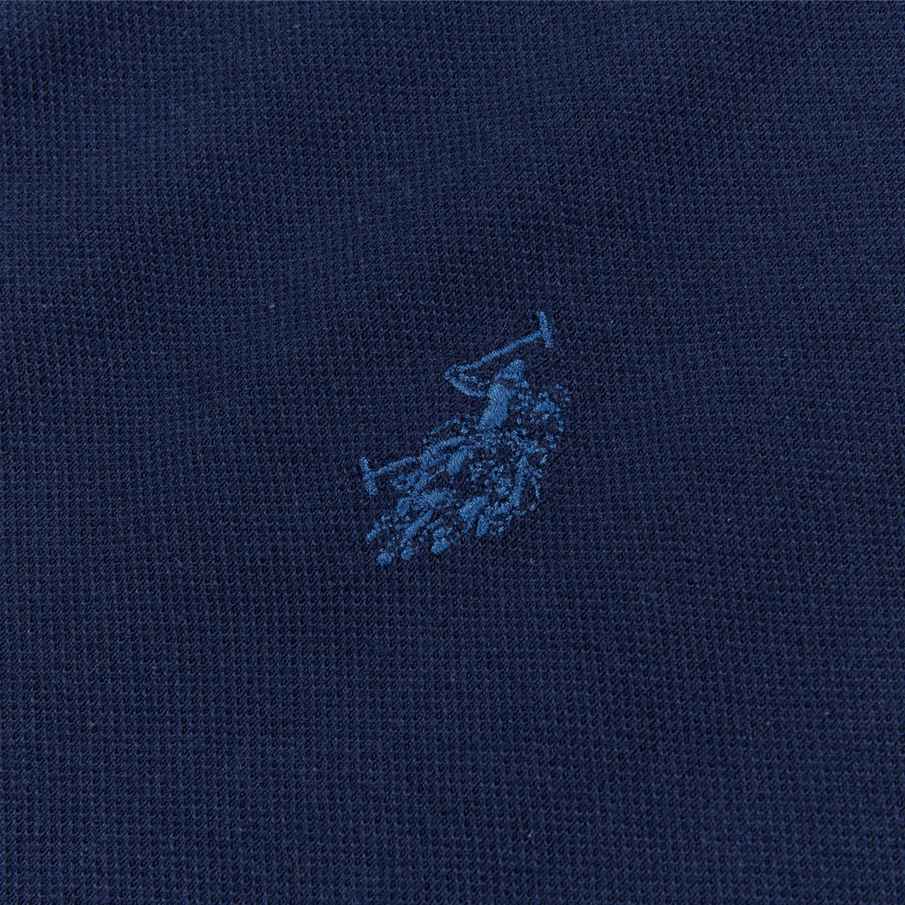 Men U.S. Polo Assn. Uspa Pure Cotton Premium Plain Polo Neck Shirt With Small Logo