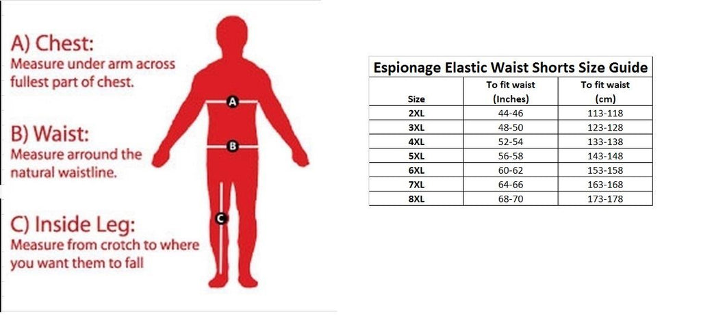 Espionage Mens Big Size Floral Cargo Short Denim (ST051)