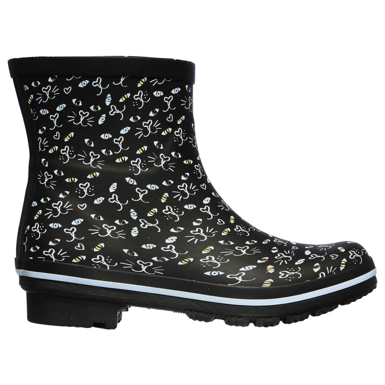 Skechers (GAR113158) Patterned Wellingtons Rain Check Misty Eye in UK 3 to 8