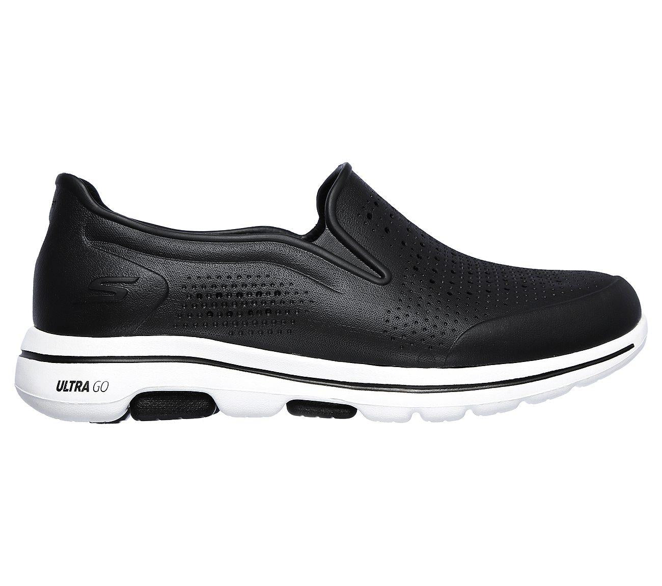 SKECHERS Men's GOwalk 5 - Easy Going Casual shoes in Black/White