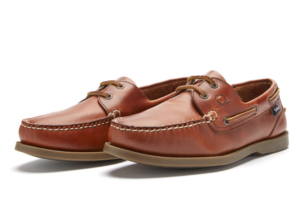 Chatham Mens Deck II G2 Deck Shoes in Chestnut