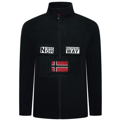 Geographical Norway Tantouna Men's Full Zip Fleece | Lightweight Regular Fit | S-3XL