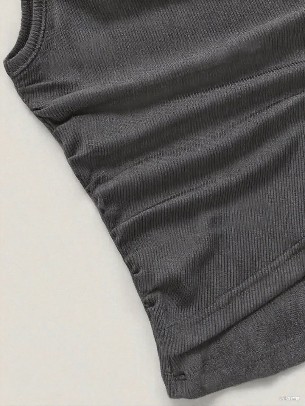 Side Tie Round Neck Tank and Pants Set