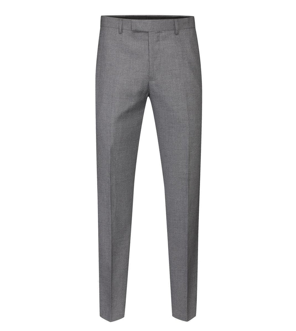 Skopes Men's Harcourt Slim Fit Suit Trouser in Silver Waist 30 to 46