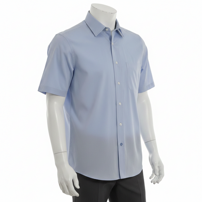 Double Two Men's Classic Cotton Blend Shirt 6 Colours Collar 14.5–23" - additional view 7