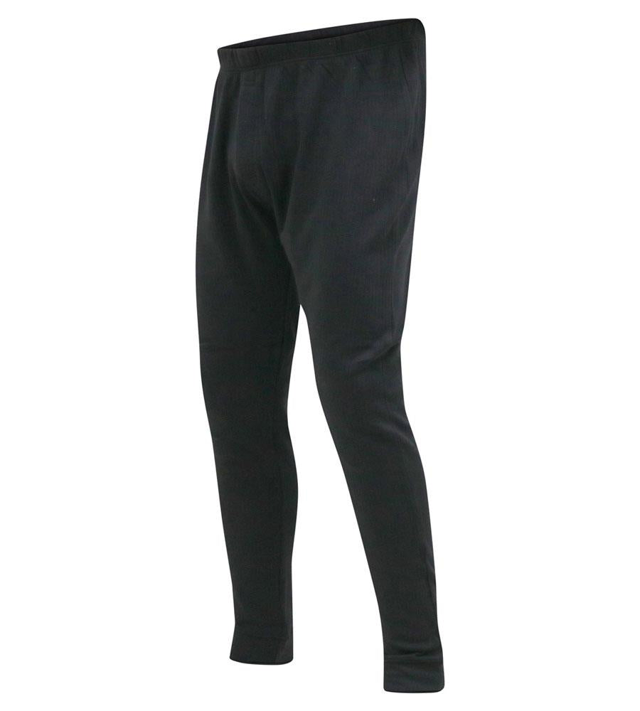 D555 Thermal Long Johns For Men in Black, 2XL-8XL