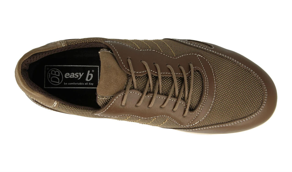 Men'S Casual Shoes (Dawson)2V Wide Fit By Db Shoes in Tan