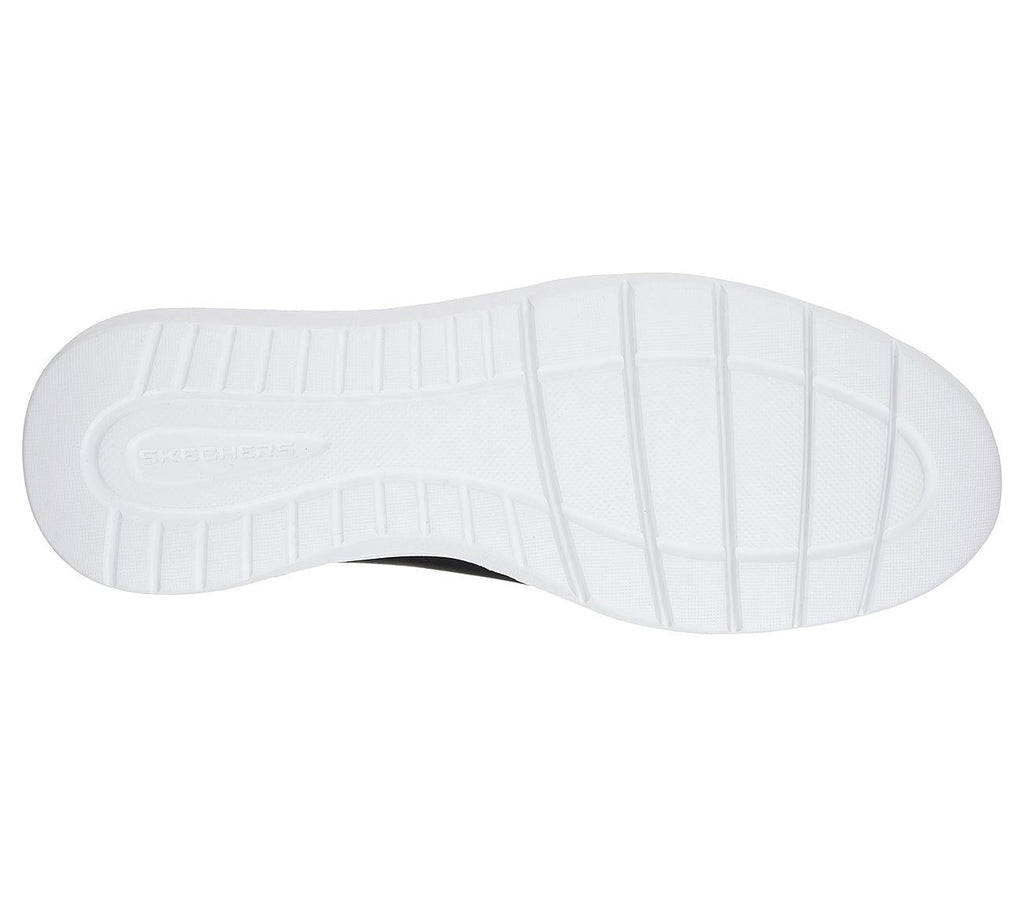 SKECHERS Men's Foreflex lace up athletic walking and training sneaker in Black/White