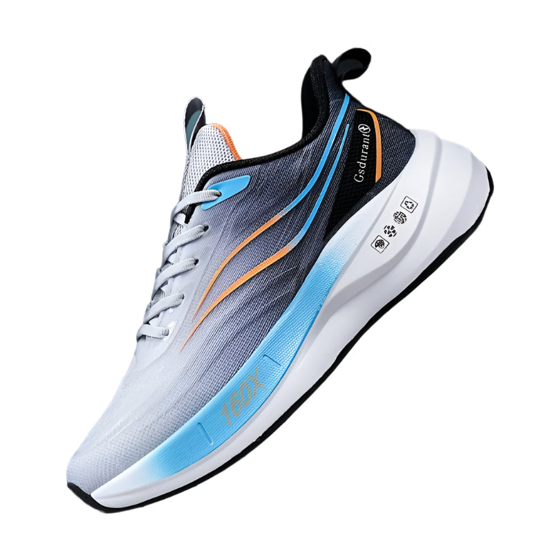 GS Durant Men's Breathable Running Shoes - Non-Slip Sole for Jogging & Outdoor Activities, Lace-Up Athletic Footwear