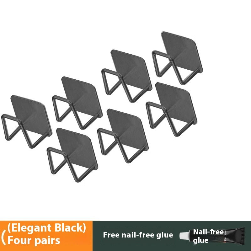 Kitchen Rack Punch-free Wall Hanging Pot Storage Rack