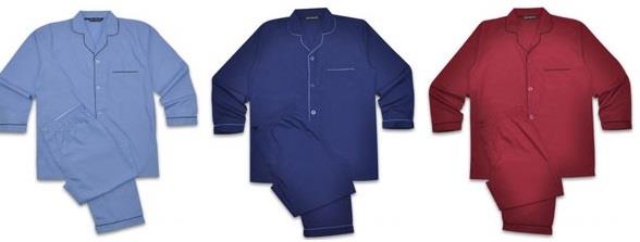 Rael Brook Men's Plain Pyjamas Size Small-4XL  in  4 Colours