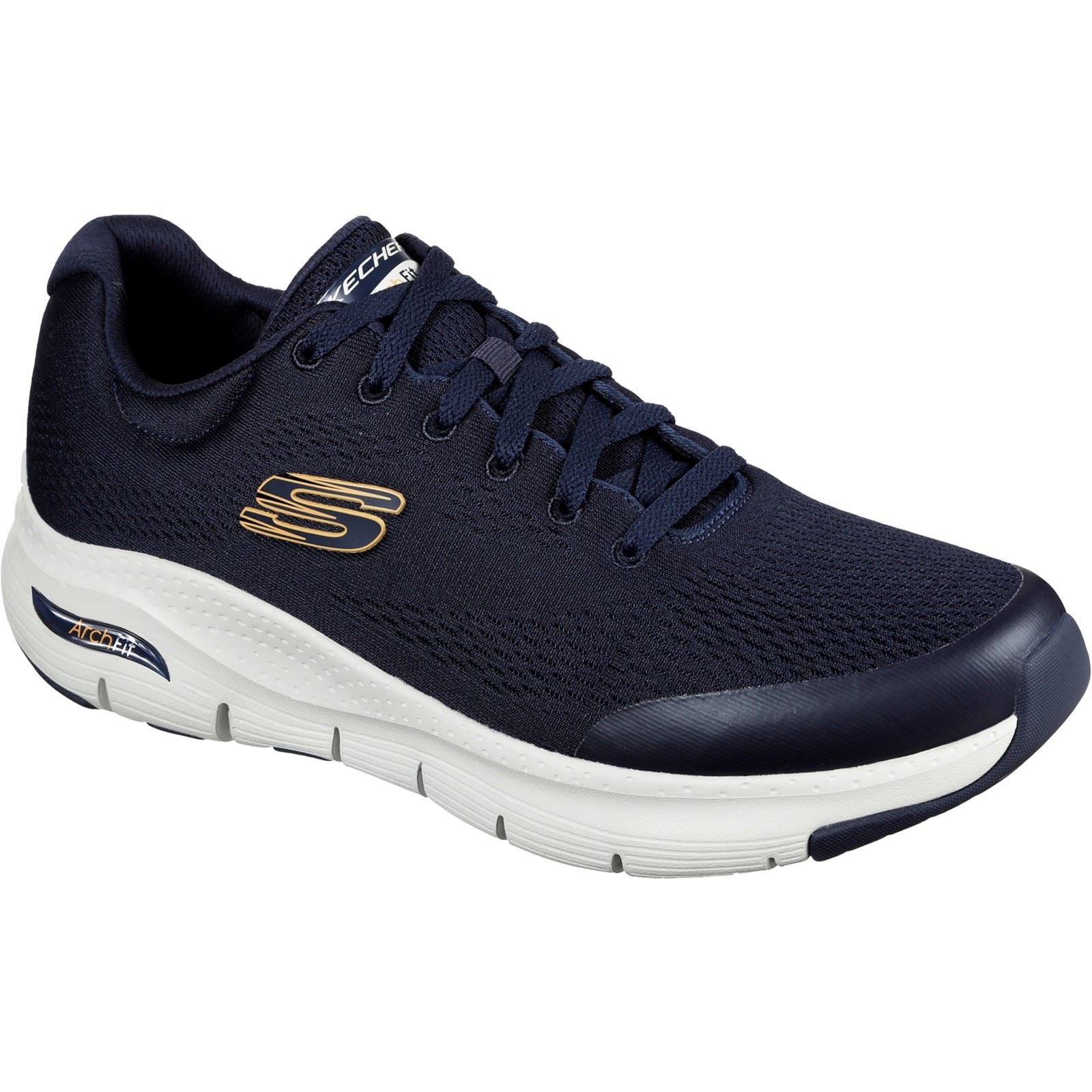 Skechers (GAR232040WW) Men's Arch Fit Wide Sports in Navy 7 to 12