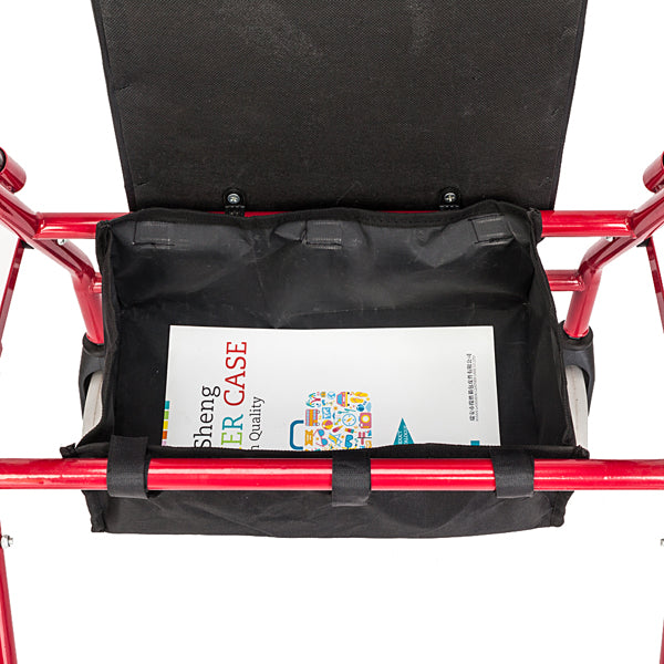 Ultra Lightweight Folding Rollator Walker – Adjustable, Portable Aid for Elderly