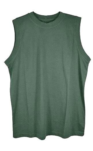 Metaphor Pure Cotton Plain Sleeve Less T Shirt in Size 2XL-8XL