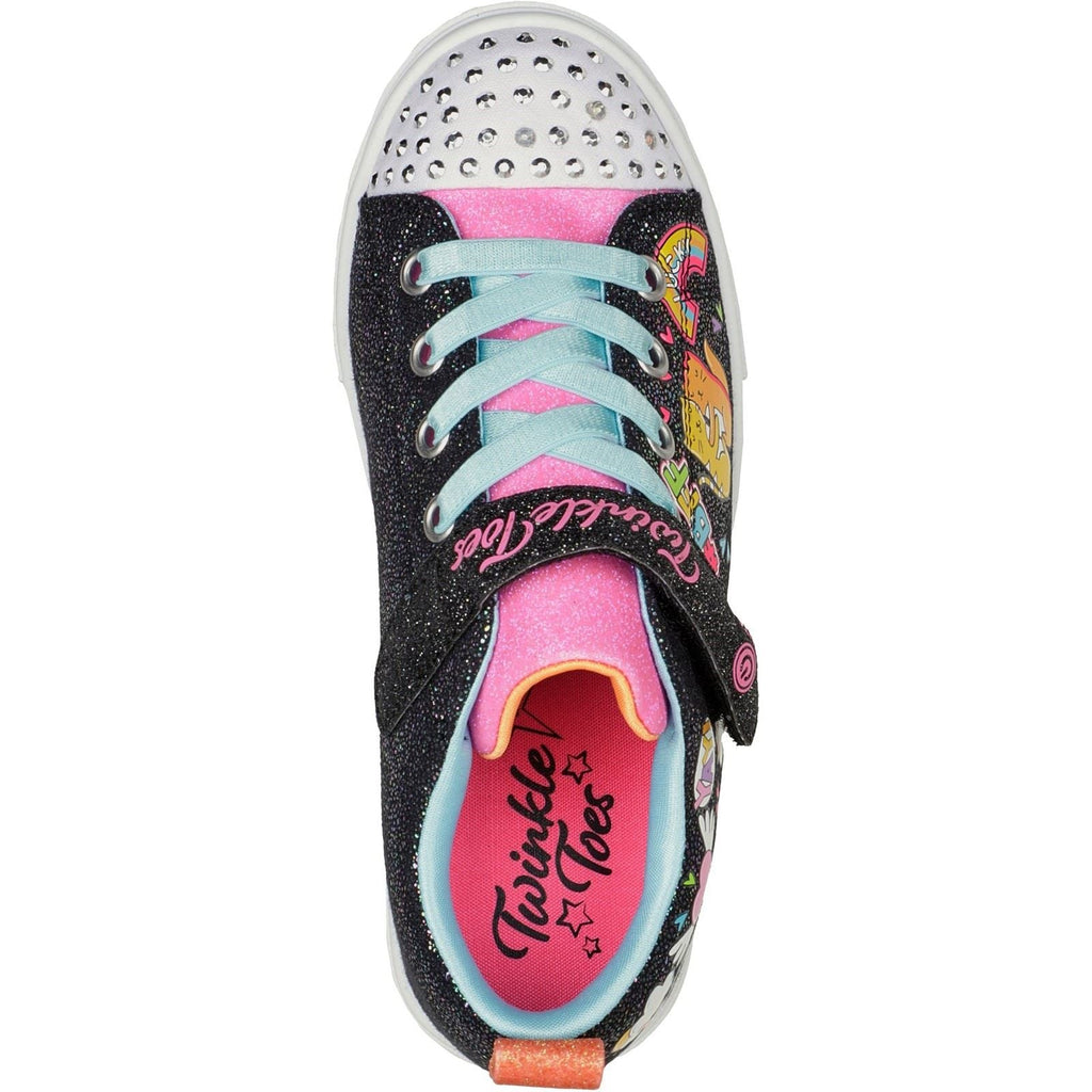 Skechers (GAR314786L) Childrens Sports Twinkle Sparks Bff Magic Shoes in UK 1.5 to 13.5