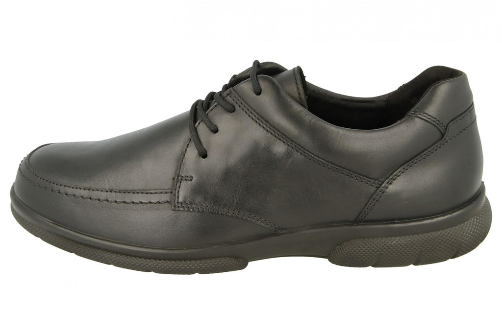 DB Shoes Mens Wide Fit (2V) Casual Lace UP Shoes (Morgan) in Black Size 7 - 14