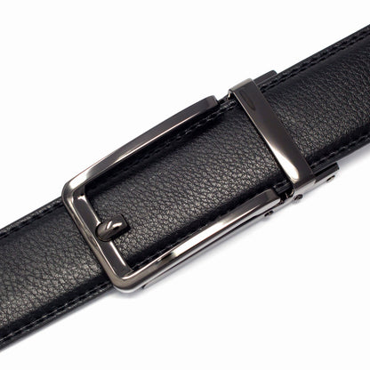QHA Mens Automatic Sliding Belt Buckle Replacement for 35mm Ratchet Belts  A101
