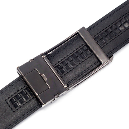 QHA Mens Automatic Sliding Belt Buckle Replacement for 35mm Ratchet Belts  A101