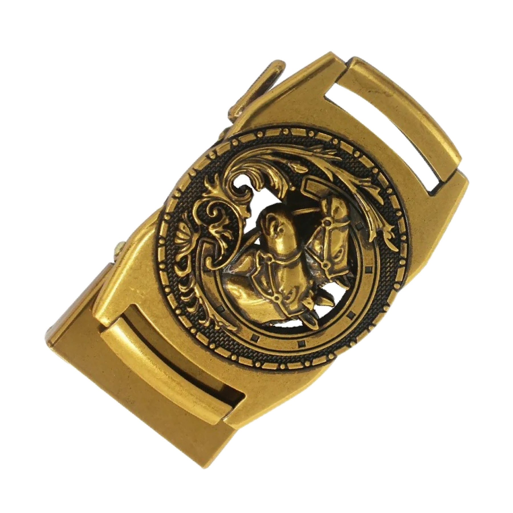 QHA Mens Automatic Belt Buckle For 35mm Wide Ratchet Belts Q98A102