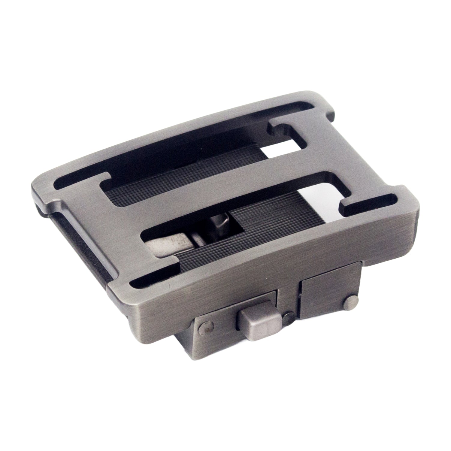 QHA Mens Automatic Sliding Belt Buckle Replacement for Ratchet Leather Belt A107