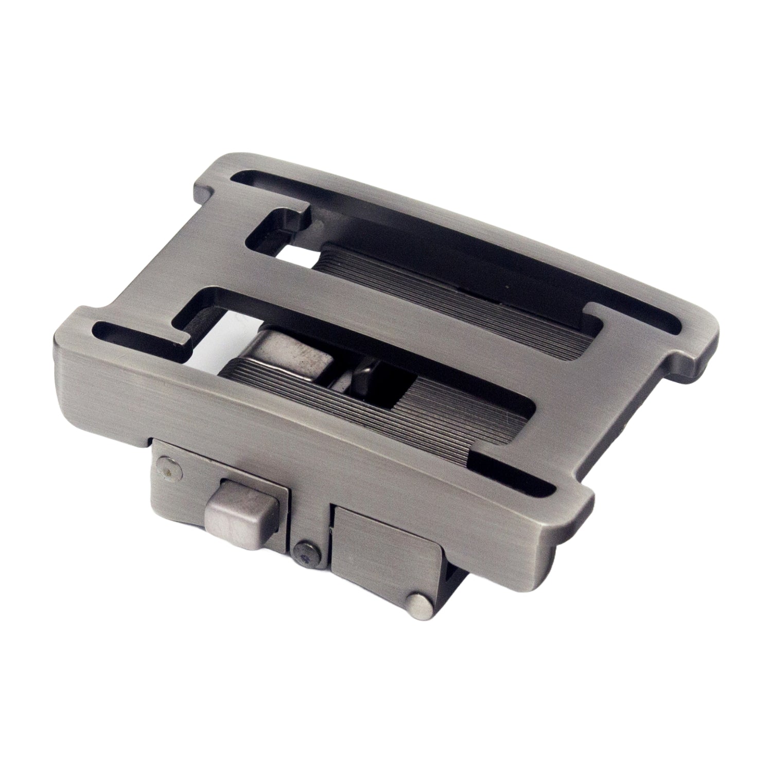 QHA Mens Automatic Sliding Belt Buckle Replacement for Ratchet Leather Belt A107