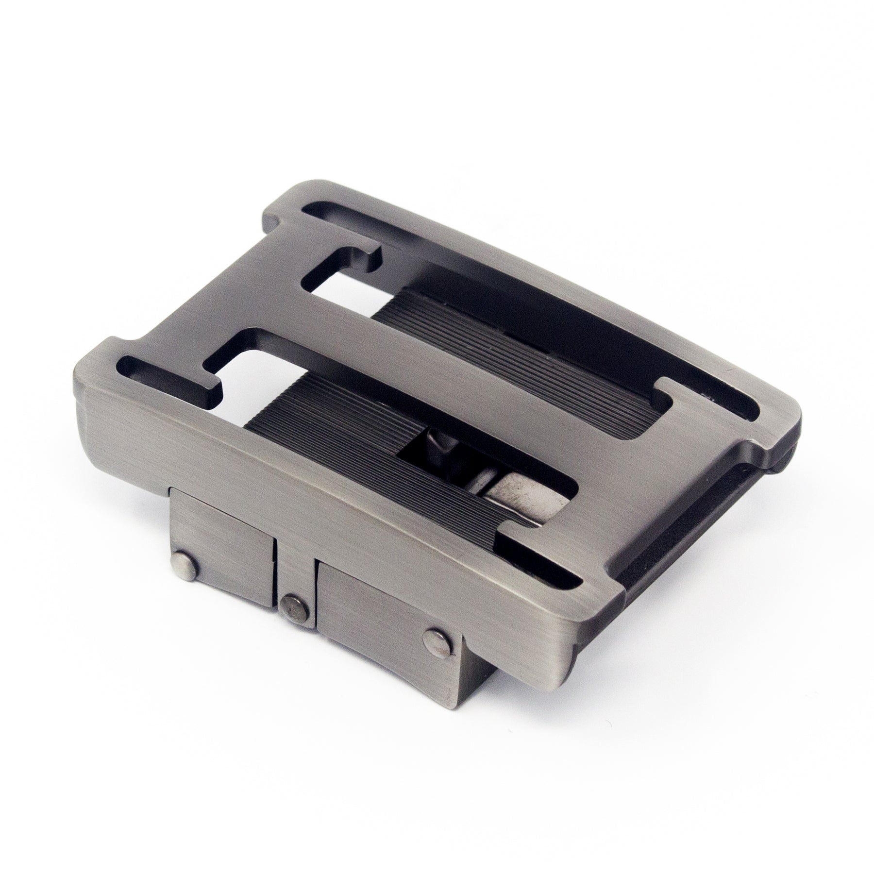 QHA Mens Automatic Sliding Belt Buckle Replacement for Ratchet Leather Belt A107