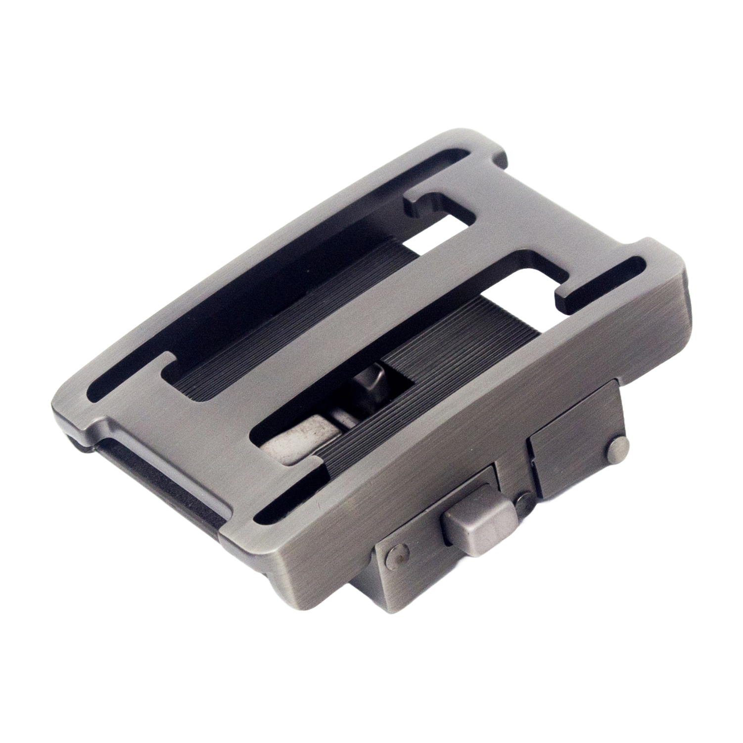 QHA Mens Automatic Sliding Belt Buckle Replacement for Ratchet Leather Belt A107