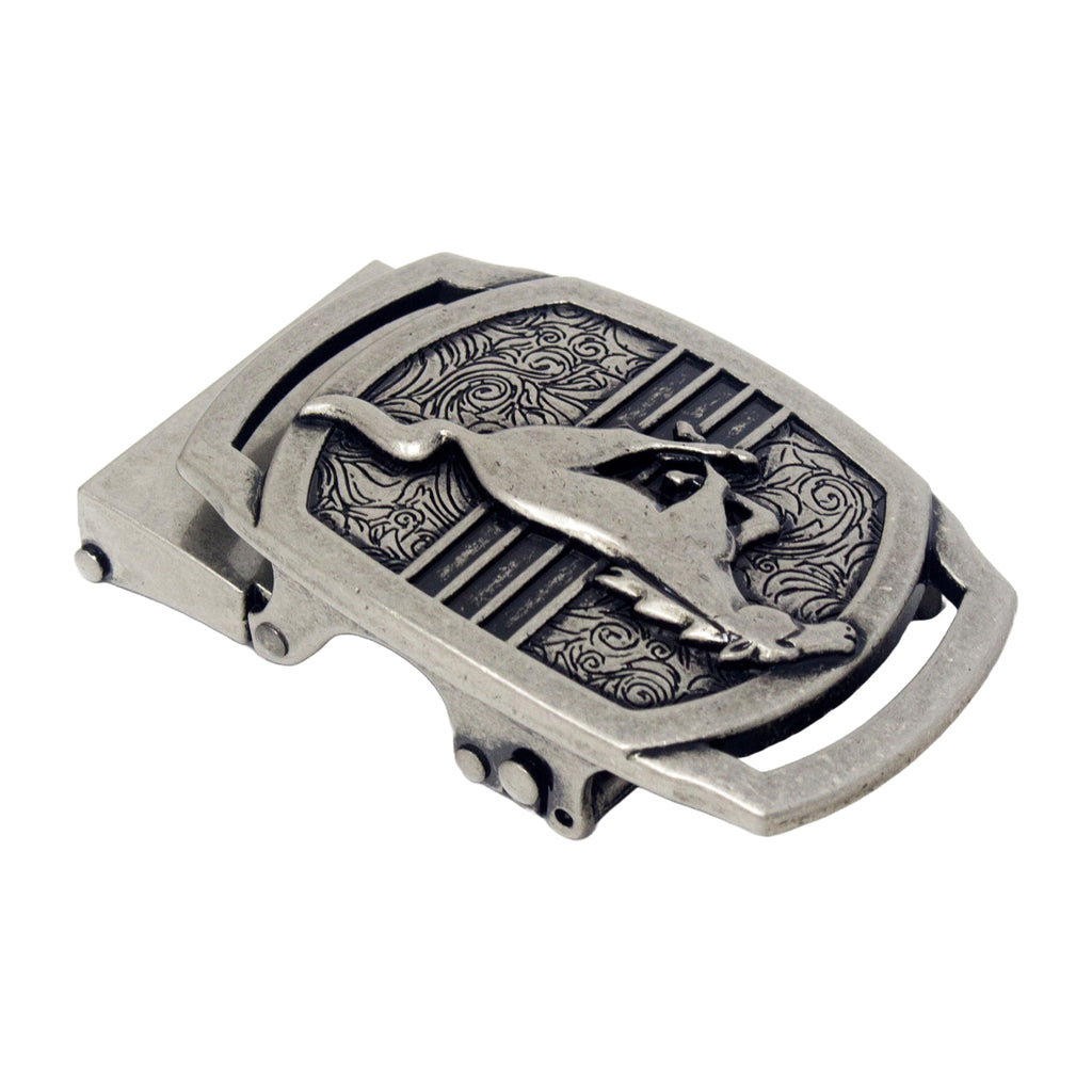 QHA Mens Automatic Sliding Belt Buckle Replacement for Ratchet Leather Belt A108