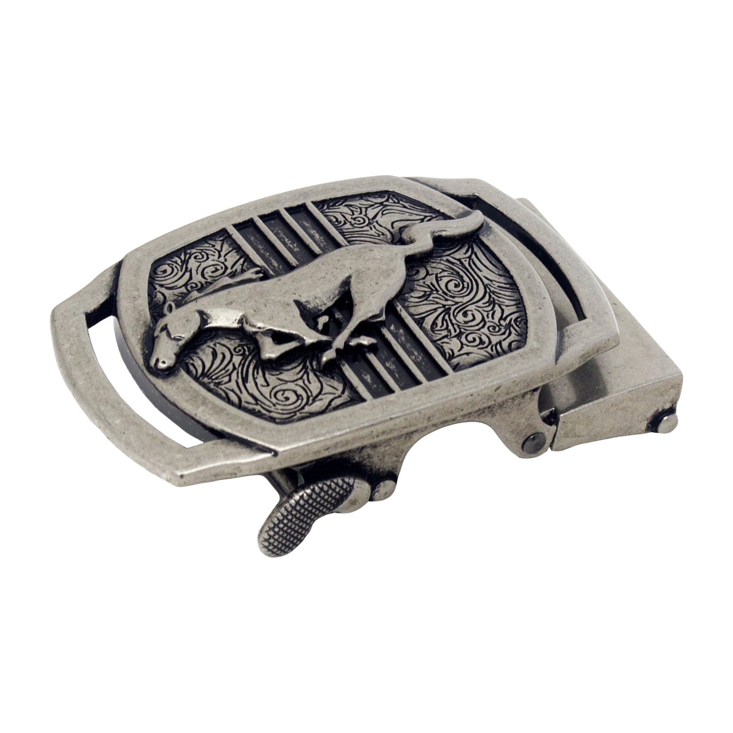 QHA Mens Automatic Sliding Belt Buckle Replacement for Ratchet Leather Belt A108