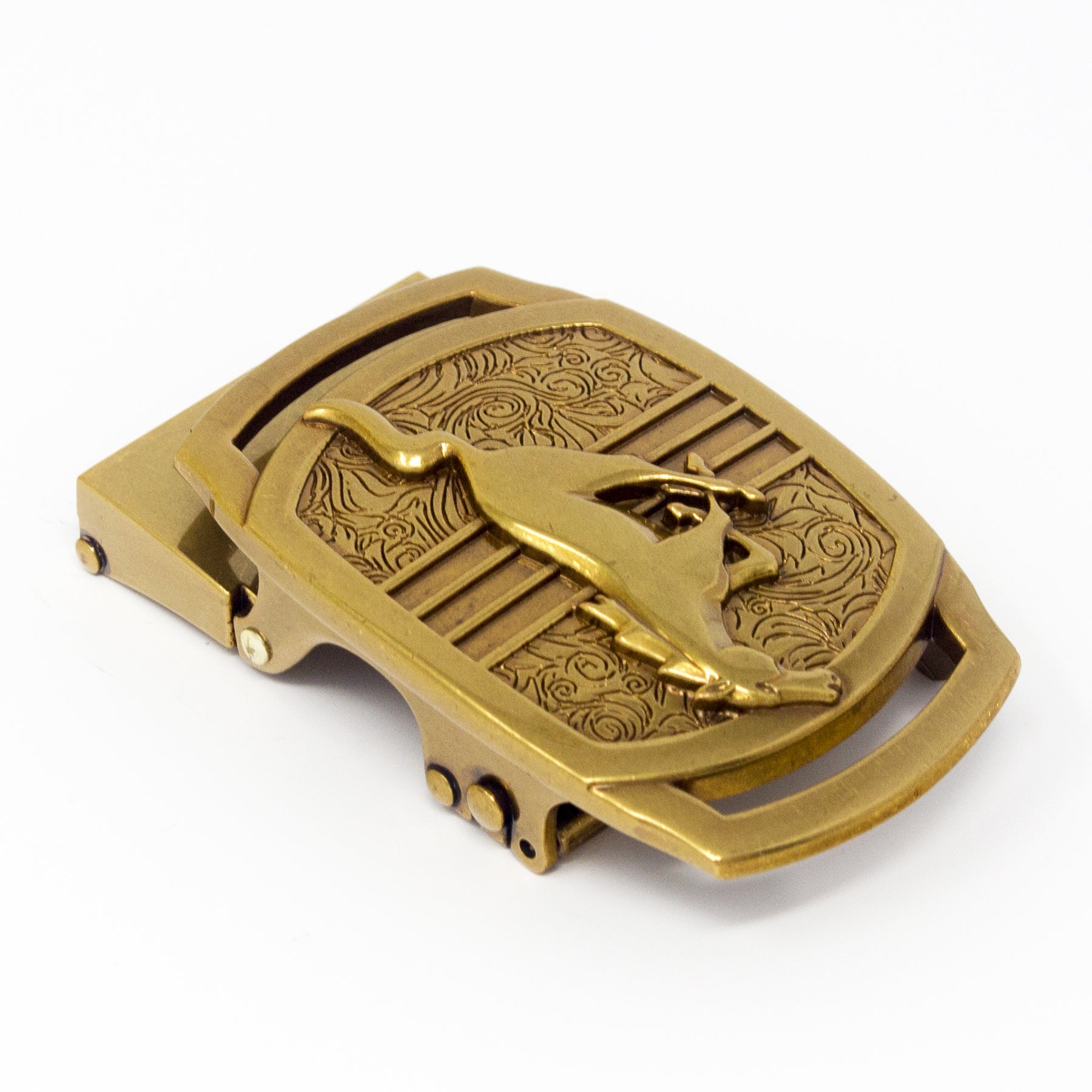QHA Mens Automatic Belt Buckle For 35mm Wide Ratchet Belts Q98A109