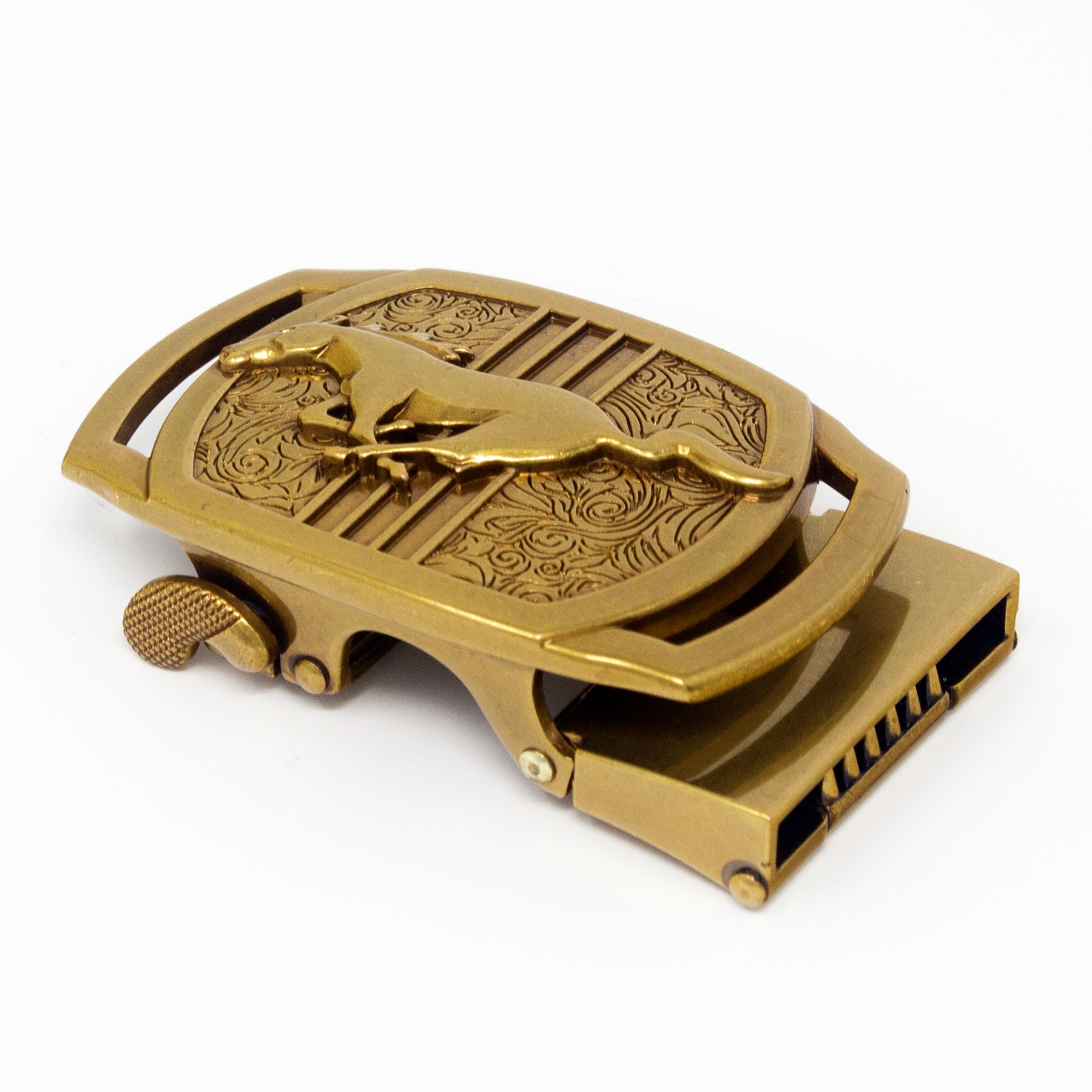 QHA Mens Automatic Belt Buckle For 35mm Wide Ratchet Belts Q98A109