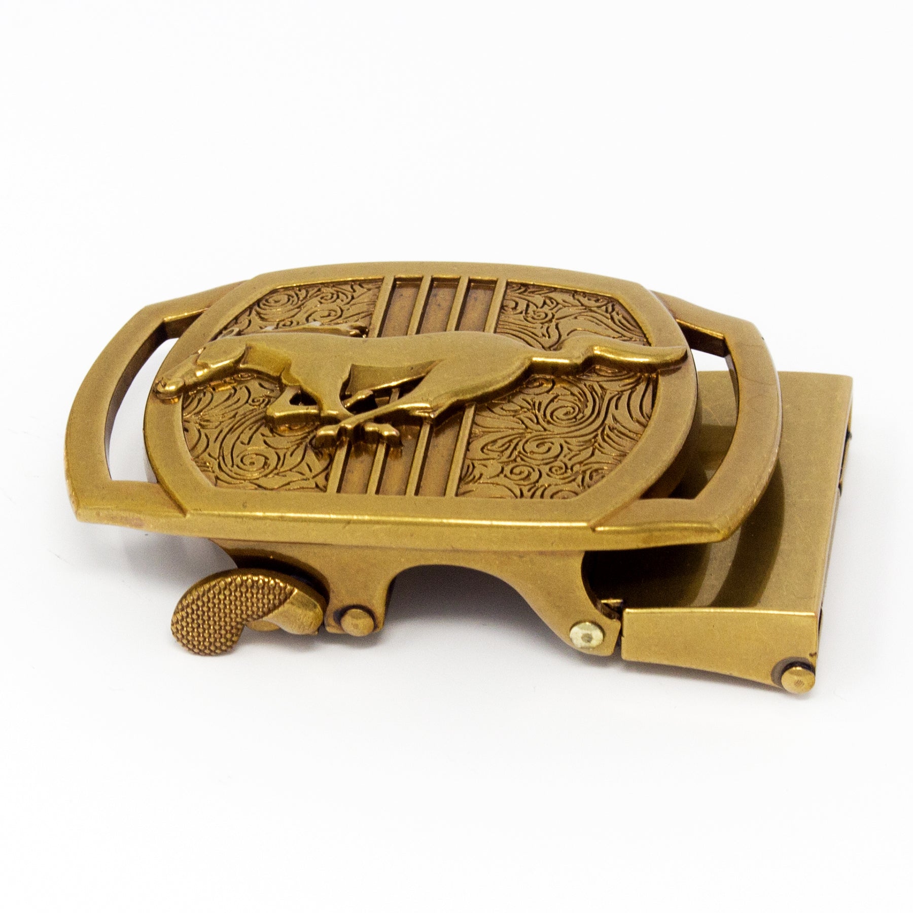QHA Mens Automatic Belt Buckle For 35mm Wide Ratchet Belts Q98A109