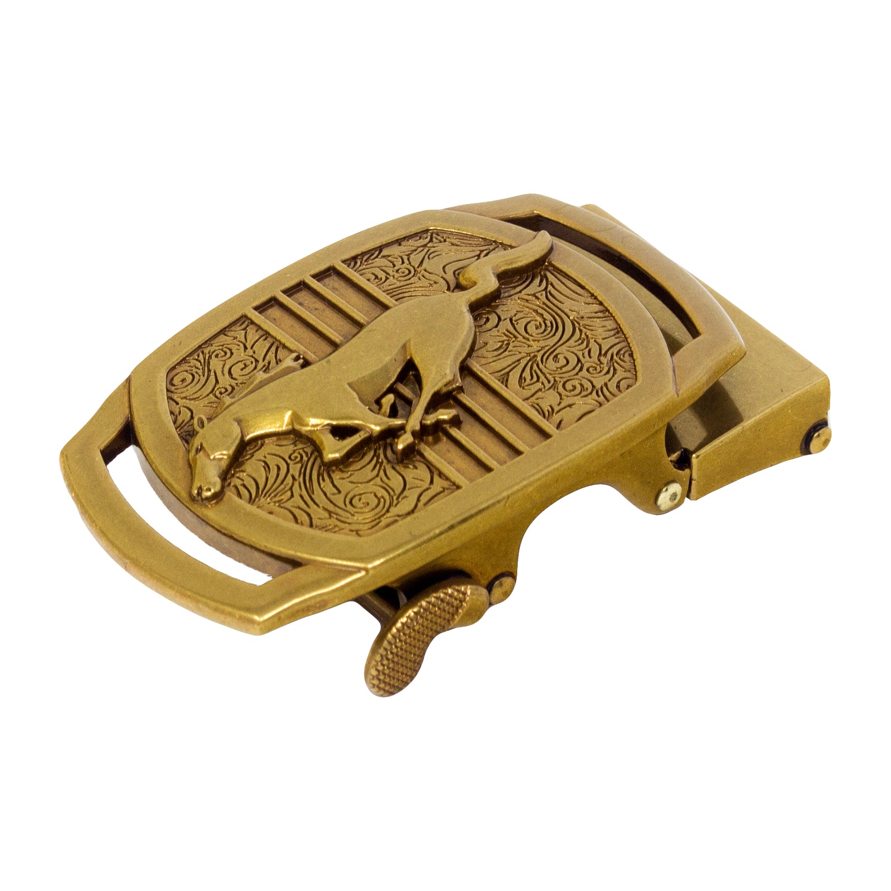 QHA Mens Automatic Belt Buckle For 35mm Wide Ratchet Belts Q98A109