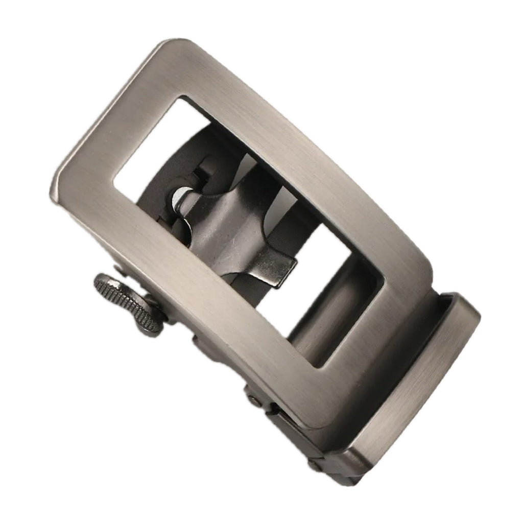 QHA Mens Automatic Sliding Belt Buckle Replacement for Ratchet Leather Belt A110