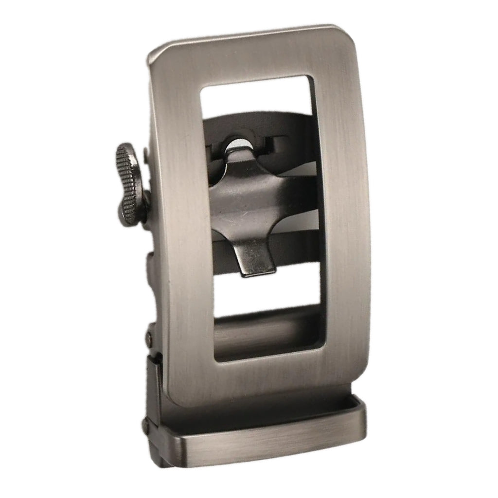 QHA Mens Automatic Sliding Belt Buckle Replacement for Ratchet Leather Belt A110