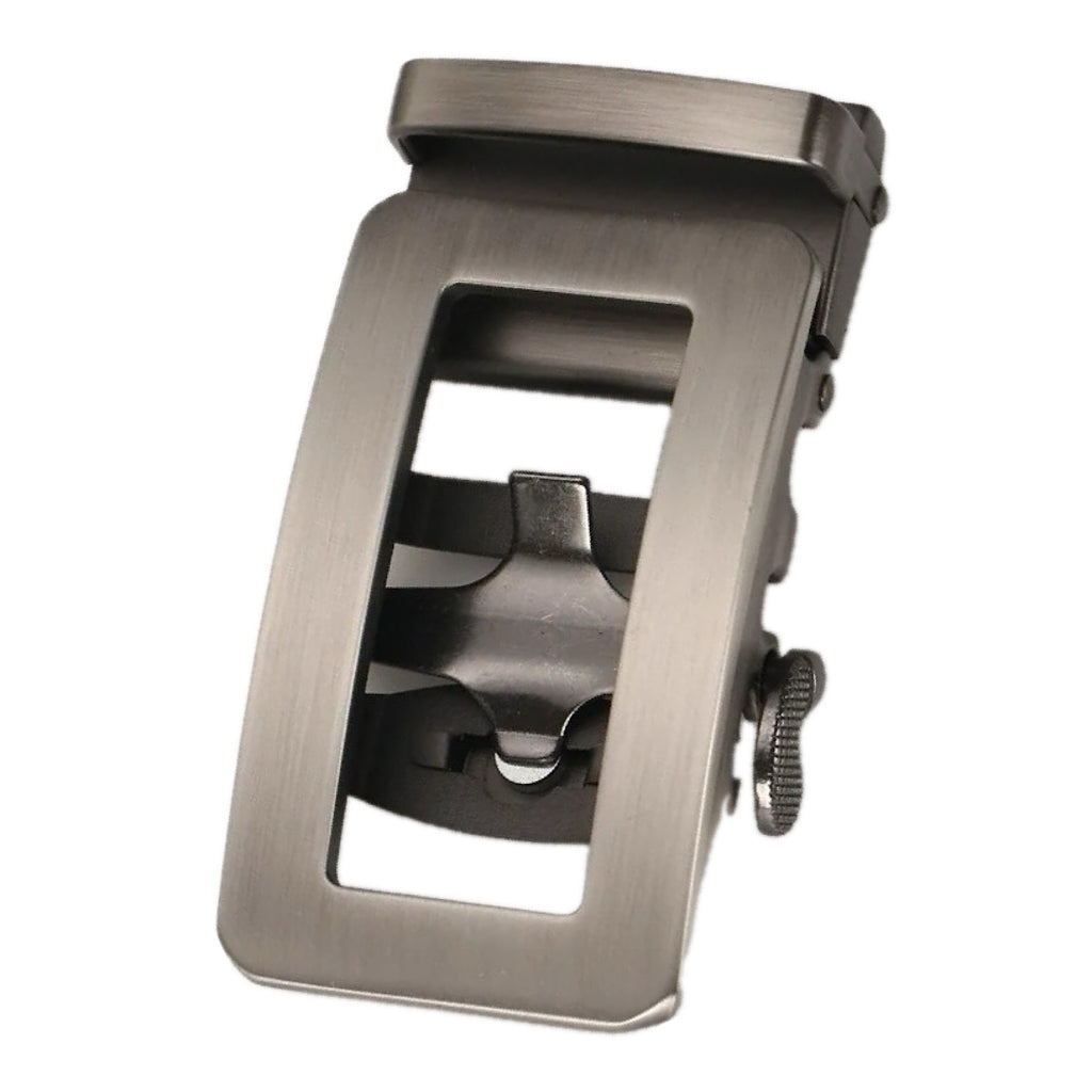 QHA Mens Automatic Sliding Belt Buckle Replacement for Ratchet Leather Belt A110