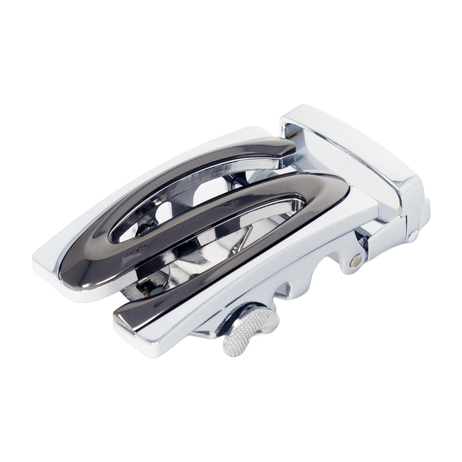 QHA Mens Automatic Sliding Belt Buckle Replacement for Ratchet Leather Belt A115