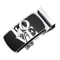 QHA Mens Automatic Sliding Belt Buckle Replacement for 35mm Ratchet Belts  A116 - QHA UK
