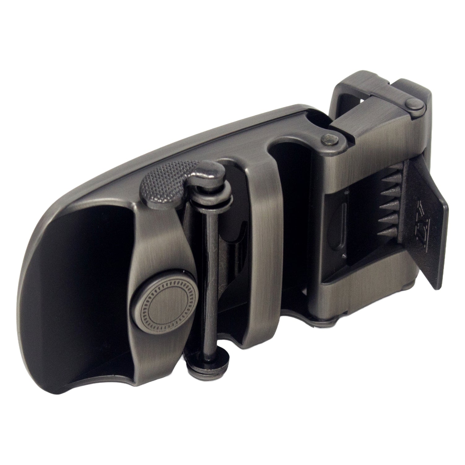 QHA Mens Automatic Sliding Belt Buckle Replacement for Ratchet Leather Belt A123