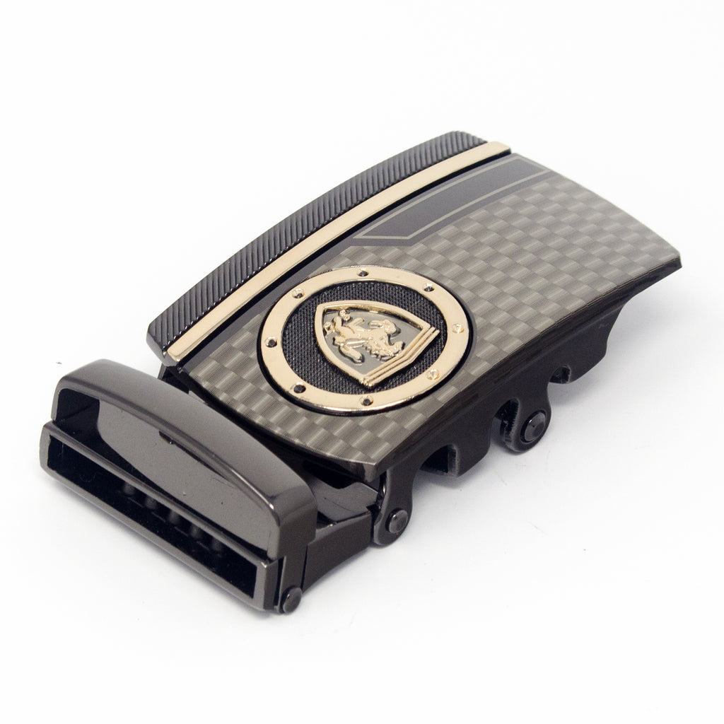 QHA Mens Automatic Sliding Belt Buckle Replacement for Ratchet Leather Belt A132