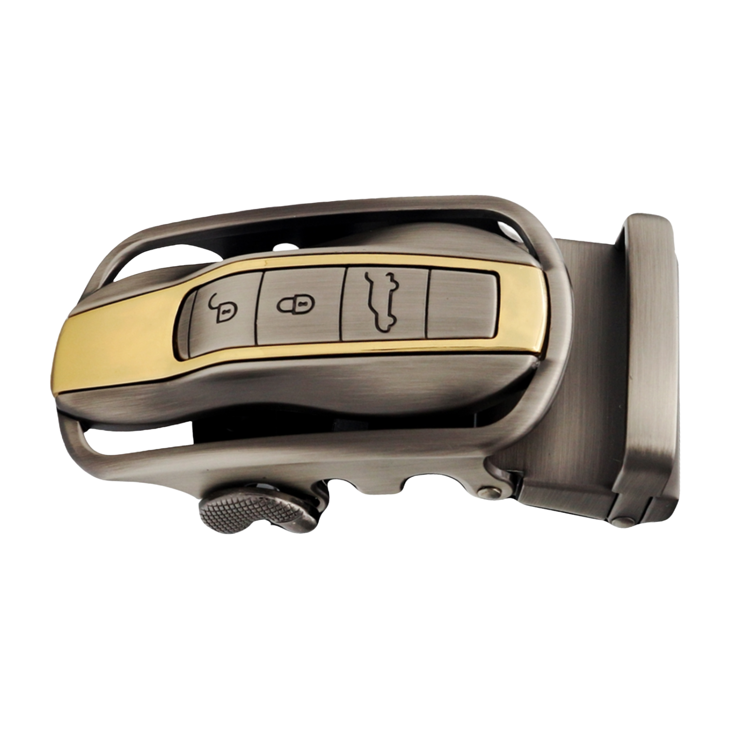 Mens Automatic Sliding Belt Buckle Replacement for Ratchet Leather Belts A135